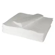 Condor Sorbent Pads Oil Absorbent 30x30 White Polypropylene 50 Pack 41 Gal