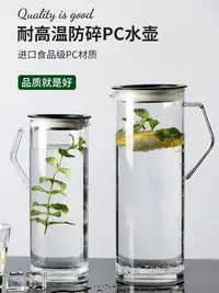 在飛比找松果購物優惠-耐高溫冷水壺高顔值 家用塑料冰箱直筒涼水壺泡茶果汁飲料瓶紥壺