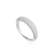 Ania Haie Silver Pave Dome Ring