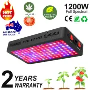 1200W Led Grow Lights Full Spectrum Indoor Hydroponics Plants Veg Bloom Flower