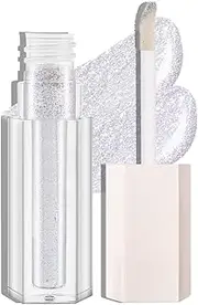 Liquid Glitter Eyeshadow, Sparkling Metallic Eye Shadow with Applicator, Quick Drying, Highly pigmented Colors for Multi-dimensional Eye Look