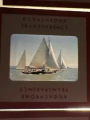 Lot of 52 Vintage 1950s Sailboat Boats Chris Craft San Francisco CA 35mm Slides