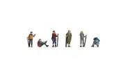 Walkers (6) Figure Set HO/OO gauge Noch 15868