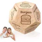 Dice for Her Him Couples Gift Ideas Food Decision Dice Games Christmas food set