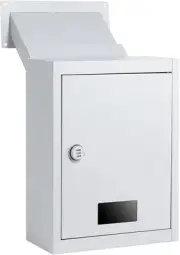 Through the Wall Drop Box with Combination Lock - Adjustable Safe Mailbox