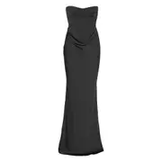 [Rotate] Rotate Corset Maxi Dress 40 FR BLACK