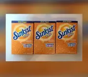 Sunkist Soda Orange Singles To Go Drink Mix 18-CT Bundle SAME-DAY SHIP