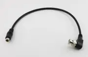 BNC Male Right Angle to RCA Female CCTV Coax RF Jumper BNC RCA Converter Cable