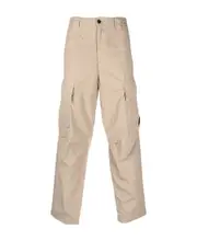 multiple-pocket straight-leg trousers IT46 Nude