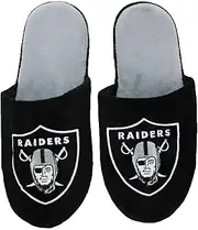 FOCO Las Vegas Raiders Men's Slip On Slippers
