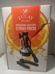 Zulay Professional Heavy Duty Citrus Juicer And Lemon Squeezer- large black