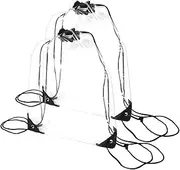 BESPORTBLE 2pcs Transparent Drawstring Backpack Small Bag for Sports Concerts Festivals Travel Outdoor Activities Versatile Durable Easy Closure Multifunctional Use