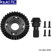 Hot Racing SXRT93511R 35t/11t HT Helical Diff Ring/Pinion Rear Gear XRT X Maxx