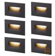 CLOUDY BAY 12V Low Voltage 3 Color Indoor and Outdoor LED Step Light,3000K/40...