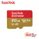 SanDisk Extreme microSDXC UHS-I(V30)(A2)512GB記憶卡(公司貨) 廠商直送