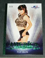 2017 Benchwarmer FLO JALIN America the Beautiful #125 Green Foil Variant/3 Sexy