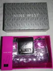 NINE WEST Women's Mini Purse Crossbody Sequin Pink New