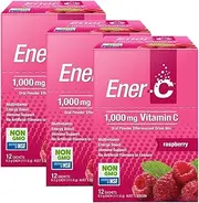 Ener-C Raspberry 36 Sachets VALUE PACK - 1000mg Vitamin C Per Sachet