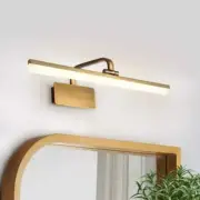 HUOKU Nimbus 15.7 in. 1-Light Brass LED Vanity-Light Bar Wall Warm White 3000K