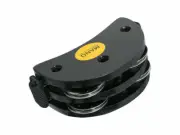 Mano Percussion Black Cajon Foot Tambourine