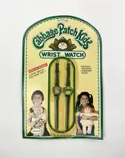 NEW 1983 Cabbage Patch Kids Wrist Watch Bonus A Play watch for your Kid