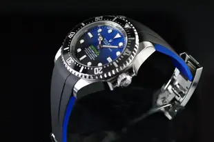【時光鐘錶公司】Rubber B Rolex 勞力士 新款水鬼王 126660 適用款橡膠錶帶 DEEPSEA 44mm