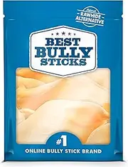 Prime Thick-Cut Cow Ear Dog Chews by Best Bully Sticks Sourced from All Natural, Free Range Grass Fed Cattle with No Hormones, Additives or Chemicals - Hand-Inspected and USDA/FDA Approved