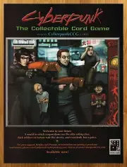 2004 Cyberpunk CCG Vintage Print Ad/Poster Sci-Fi TCG Card Game Promo Art 00s