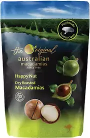 Freedom Fresh Australia Happy Nut Dry Roasted Macadamias 225G