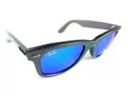 New Ray-Ban RB 2140 6112/17 Wayfarer Purple/Blue Mirrored 50mm Men’s Sunglasses