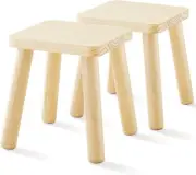 Beright Wooden Step Stools for Kids, Children's Stool fit with Sensory 2 Pack