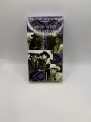 WILD WEST ROUND-UP - CLASSIC ACT VIDEO - VHS TAPE - STILL SEALED