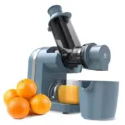 Cold Press Juicer, Powerful Slow Masticating Juice Extractor with Stone Blue