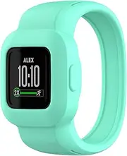 ECSEM Replacement Band Compatible with Garmin Vivofit jr 3 Bands,Soft Silicone Wristband Breathable Waterproof Sport Starps for Garmin Vivofit jr 3 for Kids