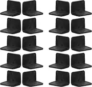 Cabilock 30pcs Corner Guard Furniture Corner Covers Corner Protectors for Shipping Carton Anti-Collision Corner Protection Packaging Edge Covers Packaging Edge Protector Black