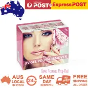 Disposable Gel Polish Remover ACETONE Dip SNS Nails Prep Pad Wraps - Rose 200pc