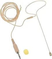 Parliky Wireless Headset Microphone Portable Over Head Mic with Plug for Singing and Speaking Lightweight Cordless for Performers and Presenters