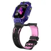 1.44 Inch 360 Degree Rotating Positioning Camera Smart Waterproof Children Calling Watch Purple Smart Watches