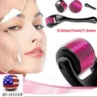 540 Titanium Microneedle Derma Roller Micro Needle Skin Care For Hair Loss Beard