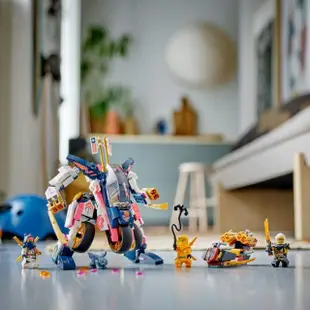 【LEGO 樂高】旋風忍者系列 71792 索拉的變形機械人摩托飛車(忍者積木 兒童玩具)