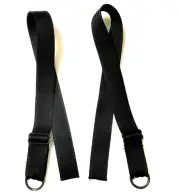 Bra Strap Replacement 3/4" Non-Elastic Non Stretch 16-1/2" Black 3 Pairs SS47