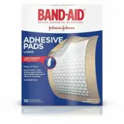 BAND-AID Tru-Stay Sheer Adhesive Pad Large 10ct