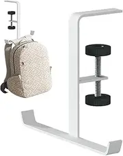 Headphone Stand Hanger Holder Desk Mount Bag Holder Under Desk Clamp Hook Mount Adjustable No Drill with Heavy Duty Aluminum Alloy Clamp 1.2-6cm Thick for Table Headphones Bags Umbrellas