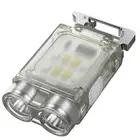Sleek Design Mini LED Torch with Multi Functional Capabilities in Silver