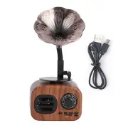 Wooden Wireless Portable Speaker Stereo Mini Subwoofer Music Playe Fit