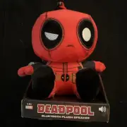Deadpool mini plush clip on Bluetooth speaker. Nib