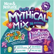 Nice & Natural Fruit Mythical Mix Multipack School Snacks Gluten Free 16 pack