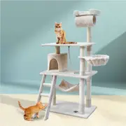 141cm i.Pet Cat Tree Scratching Post Condo Tower Furniture - Beige