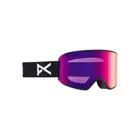 Anon WM3 Goggle + MFI Face Mask in Black Perceive Sunny Red + Perceive Cloudy
