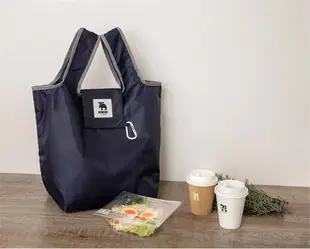 北歐簡約風 日本雜誌附錄 MOZ 麋鹿 瑞典品牌 折疊購物袋 環保袋 手提袋 收納袋MBG1 (8.8折)